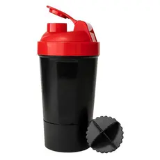 Coqueteleira Shakeira Xpro Preto/Amarelo 600ml Academia Treino Musculação Shake Design Exclusiva