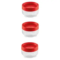 Kit 3 Pote Organizador Mantimentos C/ Tampa Conecta Design Prático Rosqueável Empilhável