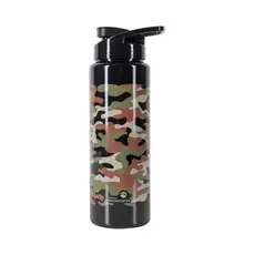 Squeeze Sport Com Alça Plástico 750ml Preto Camuflado