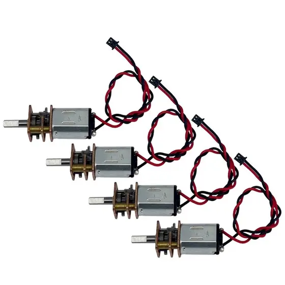 BO 4PCS Torque DC3V-6V Motores De Redução De Motor De Engrenagem Precisa Para Brinquedo E Dispositivo De Robótica Com De