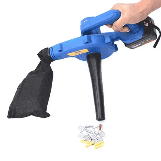 BO Atualizado Fivela Anel Longo Bocal Soprador Saco De Pó Ferramenta Manual De Limpeza Durável -