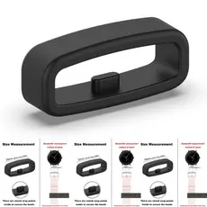 BO 10 Pçs Anel De Fixação De Silicone 18mm 20mm 22mm Pulseira Keeper Smartwatch Cinta Retentor Titular Acessório De Subs