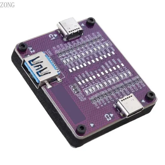 Testador Tipo C Miniatura ZONG Para Fio Carregamento Rápido Compacto Fácil Usar