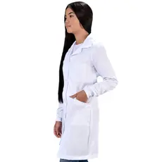 Jaleco Feminino Gabardine Com Punho