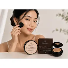 BB Cream/Base/Corretivo com Esponja Formato de Cogumelo/Base Clareador Maquiagem Creme Clareador