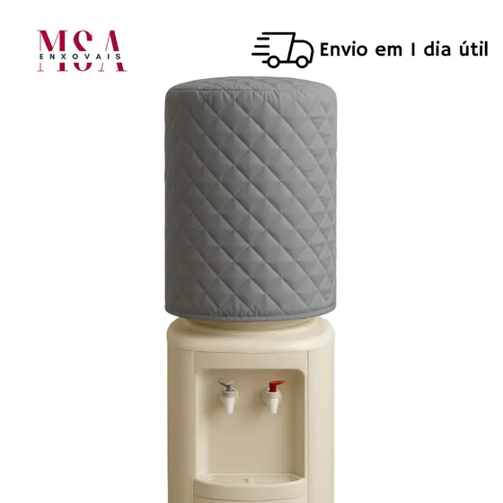Capa para Galão de Água 20 Litros Microfibra Matelada 100% Poliéster Acabamento em Bainha Reforçada