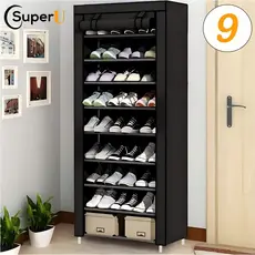 Sapateira para calçados 9/7 andares para 27 pares de sapatos organizador desmontável SUPER U