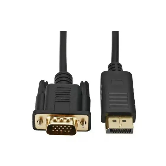 Cabo Displayport Para Vga Macho Com 1,80 Metros