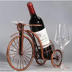 Suporte para Vinho Bicicleta Vintage – Decoração de Mesa e Bar com Estilo Retrô