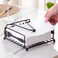 Porta Guardanapos de Mesa Decorativo Suporte de Papel Elegante para Cozinha e Sala