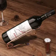 Suporte Para Vinho Retro Vintage Bronze