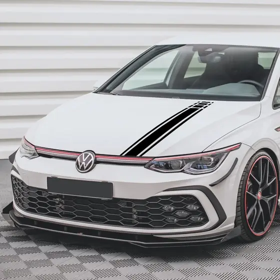 Adesivo Faixa de Corrida para Capô de Carro – Tuning Esportivo Universal