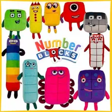24cm Cute Numberblocks Plush Doll Educacional Stuffed Number Blocks Brinquedos Crianças Babys Birthday Gift O3FW