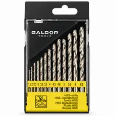 Kit Jogo De Brocas Para Metais Aço Rápido 13 Peças 1,5 A 6,5mm Resistente Furadeira Forte HSS