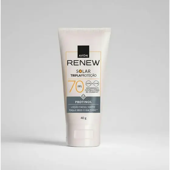 RENEW SOLAR ADVANCE PROTETOR SOLAR FACIAL FPS70 40G
