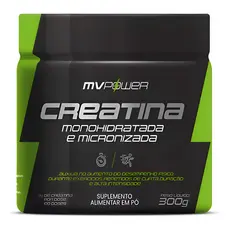 Creatina Monohidratada E Micronizada (300g) - Mv Power