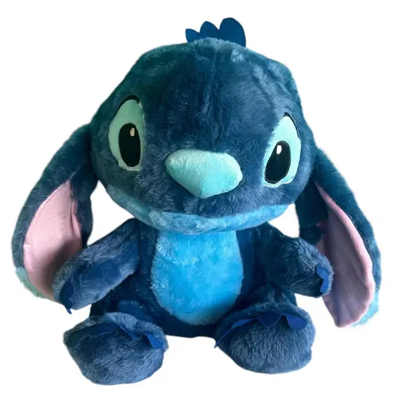 Urso de pelúcia STITCH AZUL GRANDE 50CM pronta entrega envio imediato