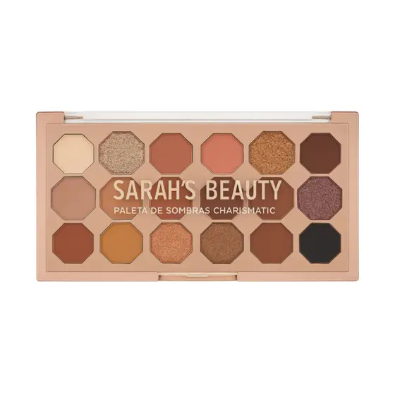 Paleta De Sombras Charismatic Sarah's Beauty 18 Cor - Cor: B
