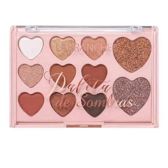 Paleta De Sombras 11Cores Coração Labranche - Cor: B