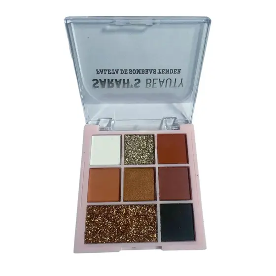 Paleta De Sombras Eyeshadow Sarah's Beauty 8 Cores Cor A