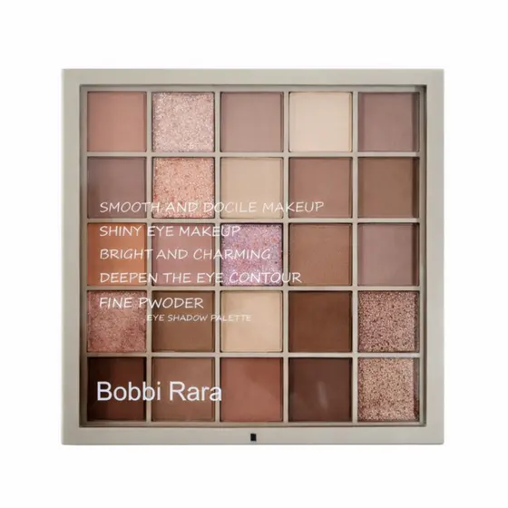 Paleta de Sombras Bobbi Rara BR-121 Cores Nudes com Brilho Maquiagem Completa