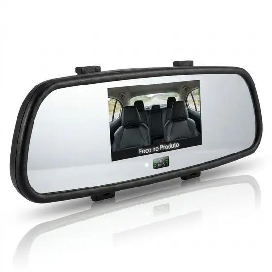 ESPELHO RETROVISOR COM TELA 4.3 POLEGADAS
