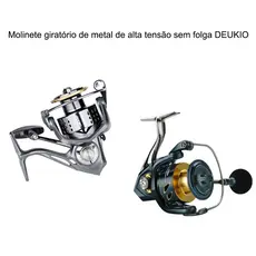 Molinete de metal Sem lacunas Deukio Carretel de pesca de longa distância com freio grande 15KG-20KG