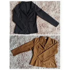 Blazers feminino | Blazer marrom preto | Não são novos