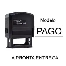 Carimbo Automático - Escrita Pago