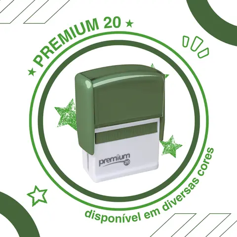 Carimbo Personalizado Premium 20 - PASSAR OS DADOS NO CHAT IMEDIATAMENTE