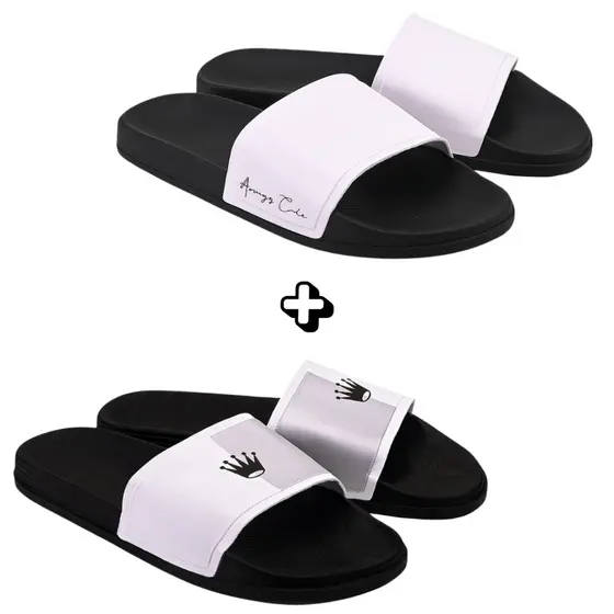 Kit Econômico 2 Pares Slide Unissex Original