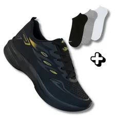 Kit Tênis Esportivo Masculino + Meia | Alta Performance e Conforto