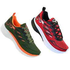 Kit 2 Pares Tenis Masculino Academia Corrida Confortavel
