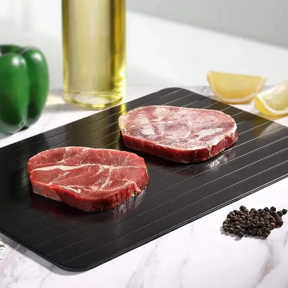 Tabua Magica Descongelar Rápido Carne Alimentos Defrost Express Tech Bandeja Travessa