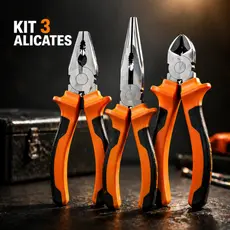 Kit Jogo de Alicates Corte Bico Aço Profissional Universal