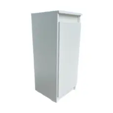 Balcão Multiuso com 1 Porta de abrir Prateleira Cozinha Escritorio Quarto Loja Salão 100% MDF Branco