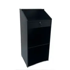 Balcão Caixa Para Loja Balcão Caixa Vallet 100% MDF Preto