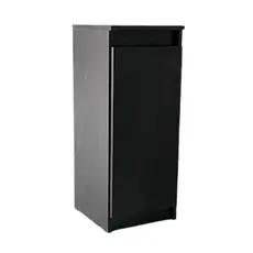 Balcão Multiuso com 1 Porta de abrir Prateleira Cozinha Escritorio Quarto Loja Salão 100% MDF Preto