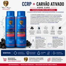 Ccrp + Carvão Ativado Home Care 300ml Rp Robson Peluquero