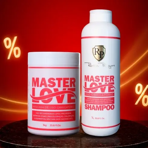Kit Hidratação Nutrição Master Love Robson Peluquero Uso Obrigatório