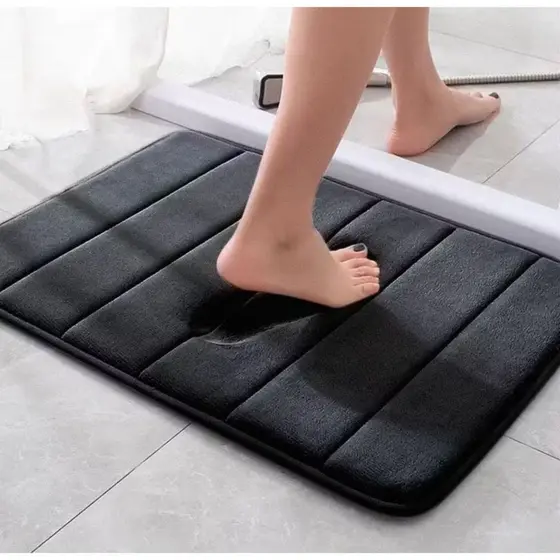 Tapete Soft Antiderrapante para Banheiro Sala e Quarto com Diversas Cores 40cm x 60cm