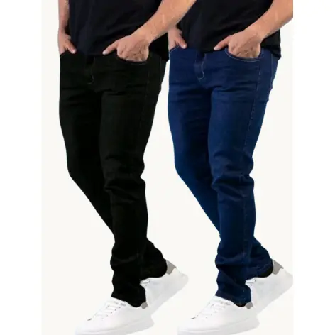 kit calças jeans masculina com elastano skinny direto da fabrica original NF