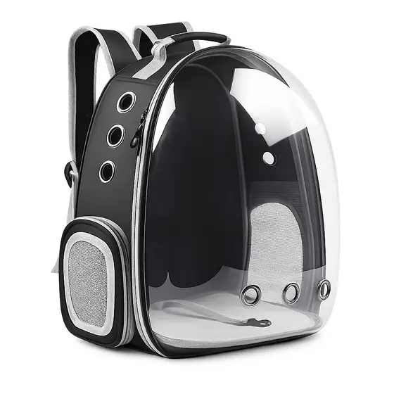 Mochila Pet Acrílico Para Cachorro Gato Cão Visão Panorâmica