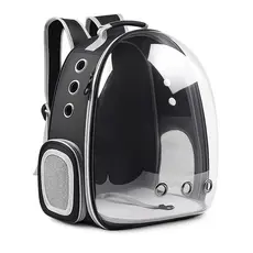 Mochila Pet Acrílico Para Cachorro Gato Cão Visão Panorâmica
