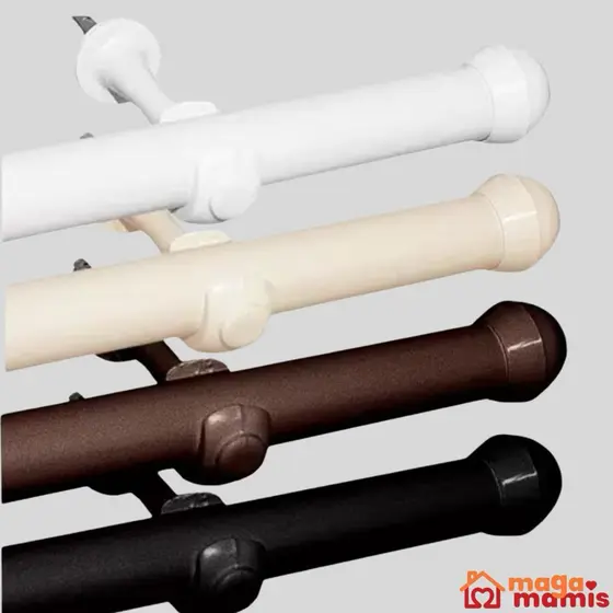 Varão Simples 2,00 metros 19mm Varias Cores