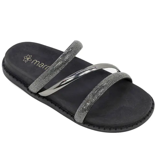 Sandália Birken Feminina - Papete - Tiras Em Glitter