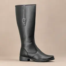 Bota Feminina Marrisi Cano Alto Santorini Confortável Antiderrapante Bico Redondo Sem Salto