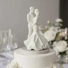 Topo Bolo Casamento Noivinhos Bodas Eventos Decoração Full