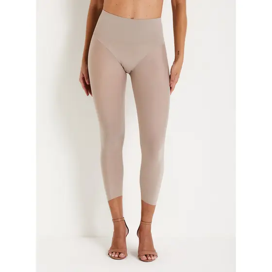 Calça Capri Modeladora compressão sem costuras Liz Invisible Zero Marcas Cintura Alta