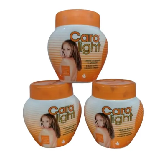 Creme Clareador Hidratante Caro Light 120ml Importado Kit 3 Unidades